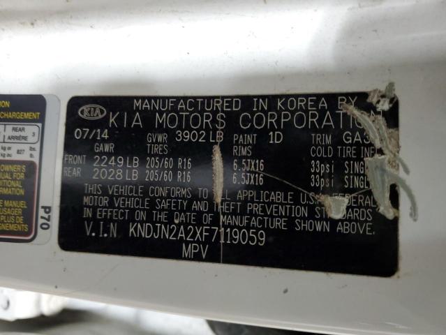 2015 KIA SOUL KNDJN2A2XF7119059