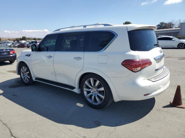 INFINITI QX56 2012 white  gas JN8AZ2ND1C9715424 photo #3