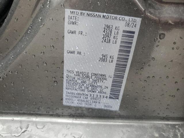 2025 NISSAN ALTIMA S - 1N4BL4BV9SN313334