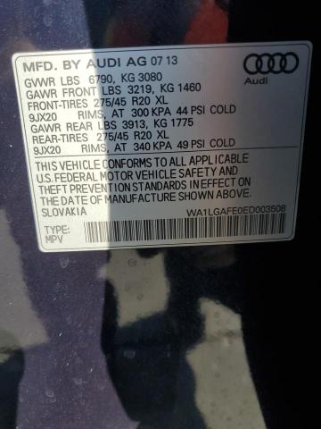 2014 AUDI Q7 PREMIUM #3245212598