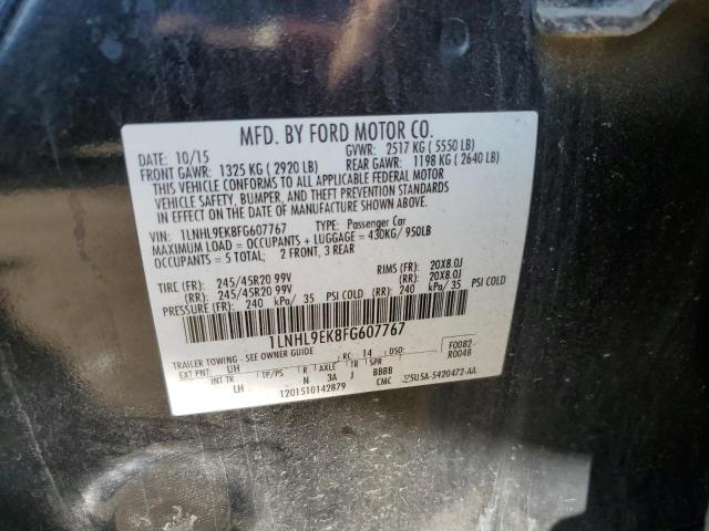 2015 LINCOLN MKS 1LNHL9EK8FG607767
