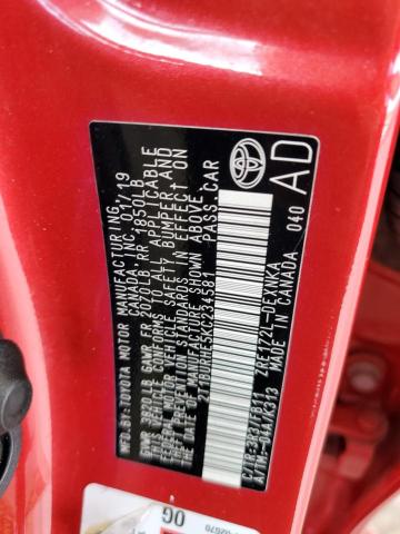 2019 TOYOTA COROLLA L - 2T1BURHE5KC234581