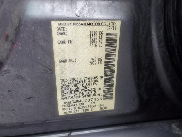 2015 NISSAN ALTIMA 2.5 1N4AL3AP6FC237453