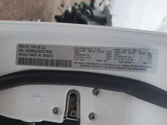 2025 RAM 2500 BIG HORN 3C63R5DL0SG576598