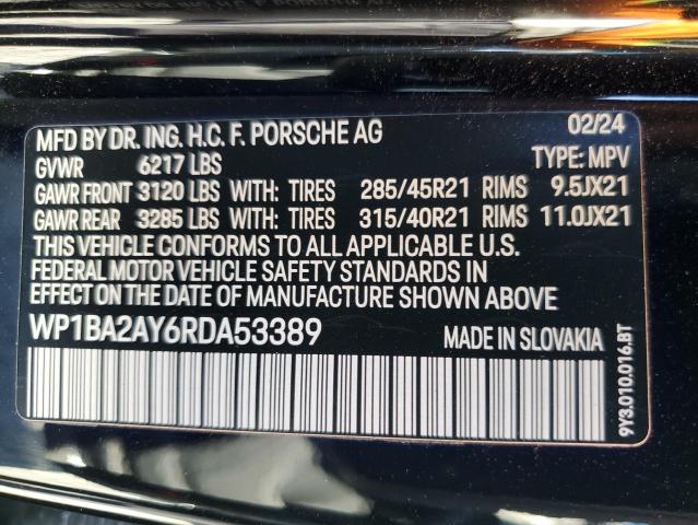 2024 PORSCHE CAYENNE CO WP1BA2AY6RDA53389