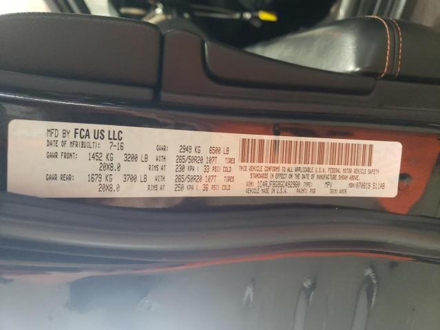 2016 JEEP GRAND CHER 1C4RJFBG9GC492960