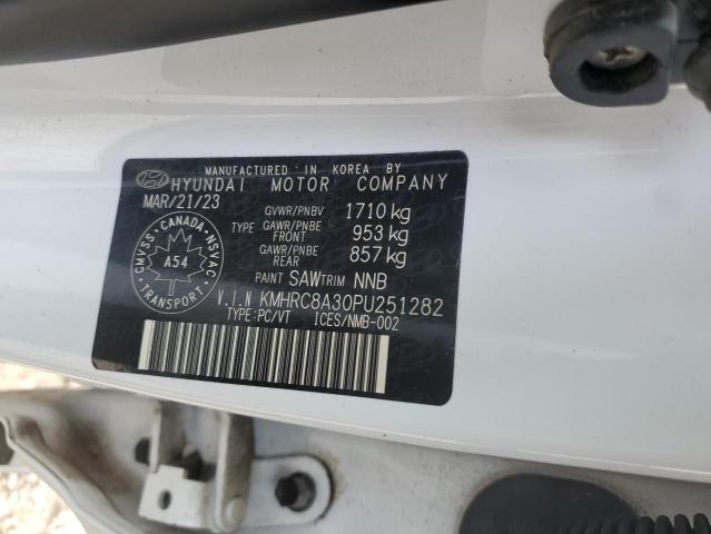 2023 HYUNDAI VENUE SEL KMHRC8A30PU251282