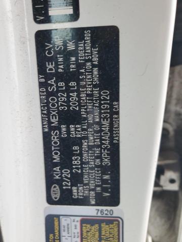 2021 KIA FORTE GT L 3KPF34AD4ME319120