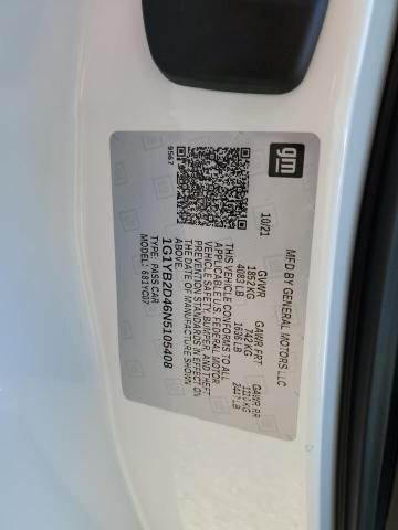 2022 CHEVROLET CORVETTE STINGRAY 2LT 1G1YB2D46N5105408