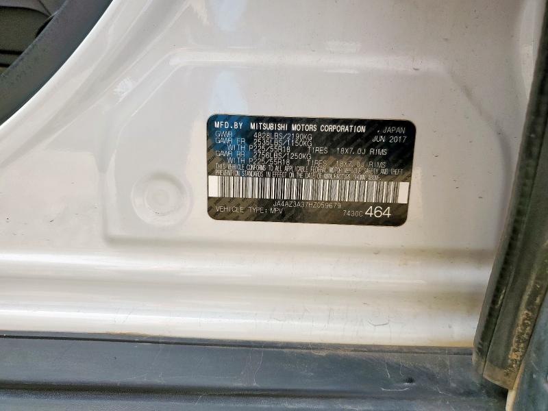 2017 MITSUBISHI OUTLANDER - JA4AZ3A37HZ059679