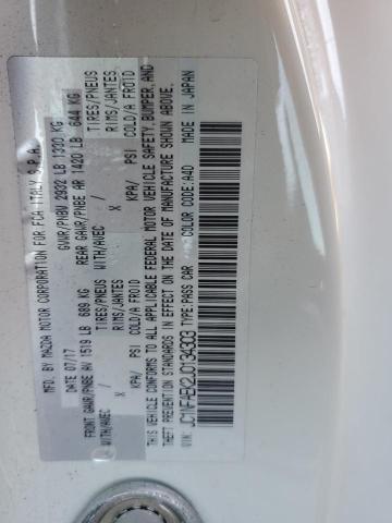 2018 FIAT 124 SPIDER JC1NFAEK2J0134303