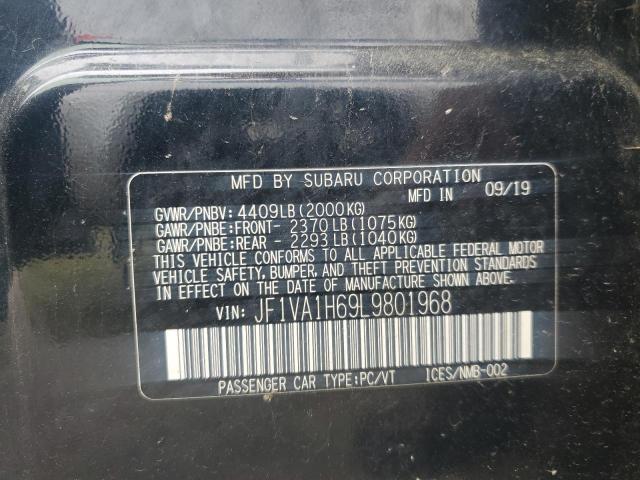 2020 SUBARU WRX LIMITE #3240105513