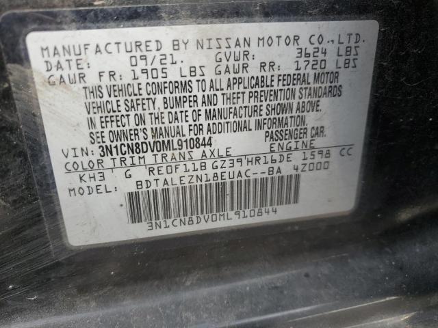 2021 NISSAN VERSA S 3N1CN8DV0ML910844