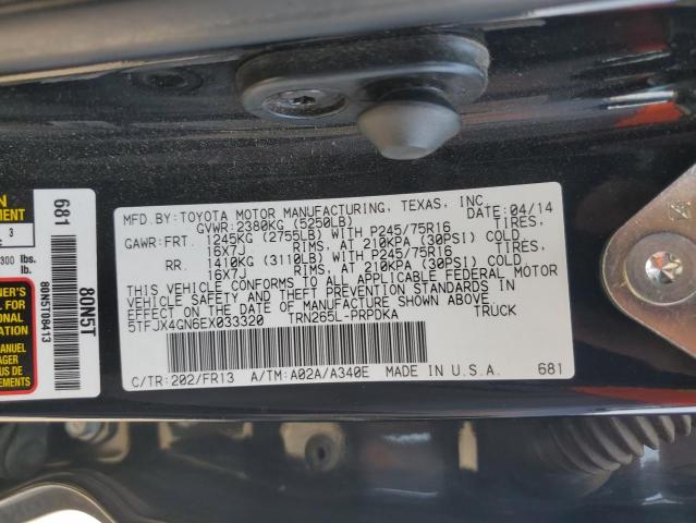 2014 TOYOTA TACOMA DOU - 5TFJX4GN6EX033320