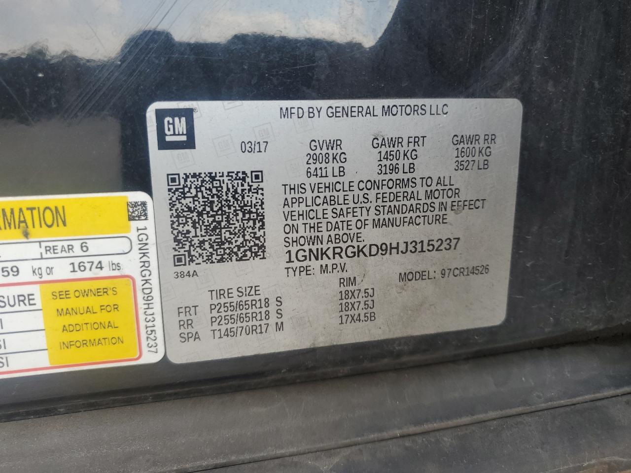 CHEVROLET TRAVERSE LT