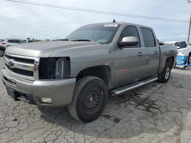 CHEVROLET SILVERADO 2007 charcoal crew pic gas 2GCFK13Y571676261 photo #1