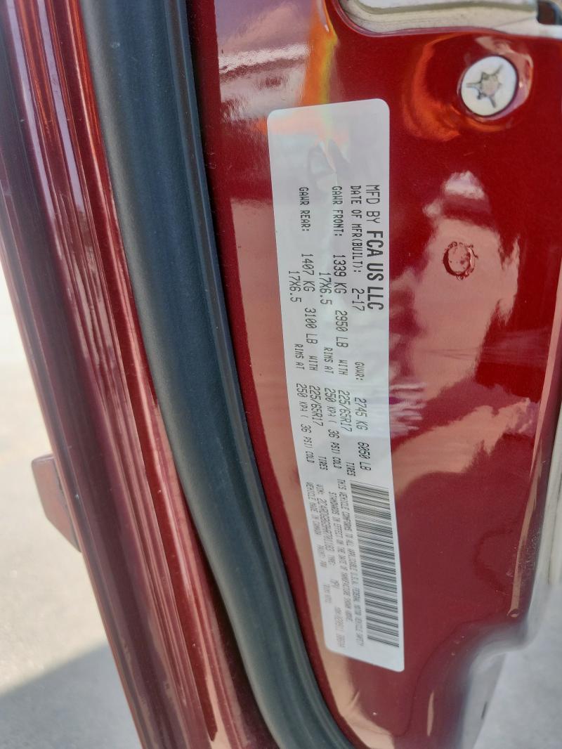 2017 DODGE GRAND CARA 2C4RDGBG9HR701183