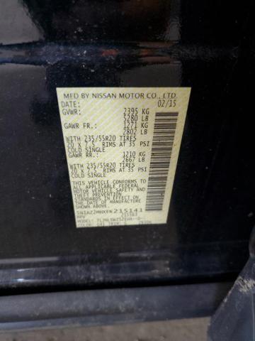 2015 NISSAN MURANO S 5N1AZ2MHXFN215141