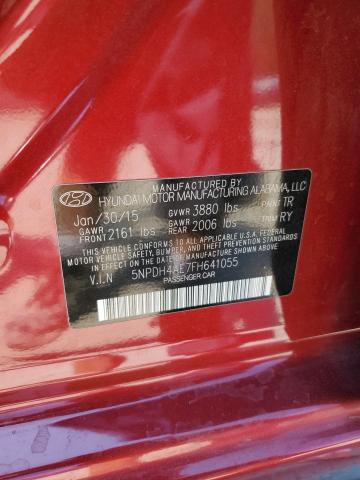 2015 HYUNDAI ELANTRA SE 5NPDH4AE7FH641055