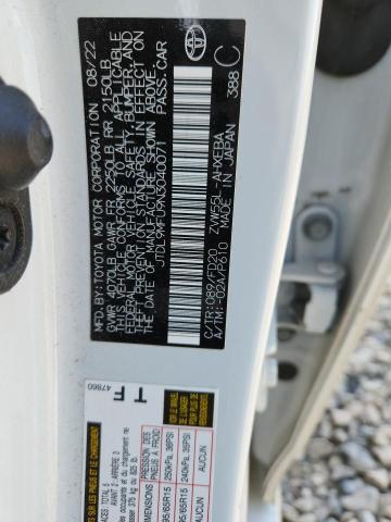 2022 TOYOTA PRIUS LE JTDL9MFU9N3040071