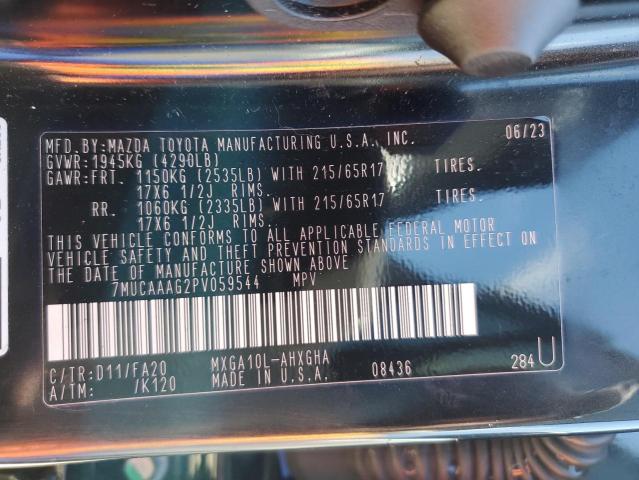 2023 TOYOTA COROLLA CR 7MUCAAAG2PV059544