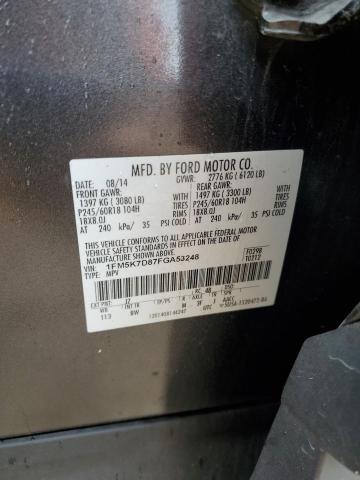 2015 FORD EXPLORER X 1FM5K7D87FGA53248