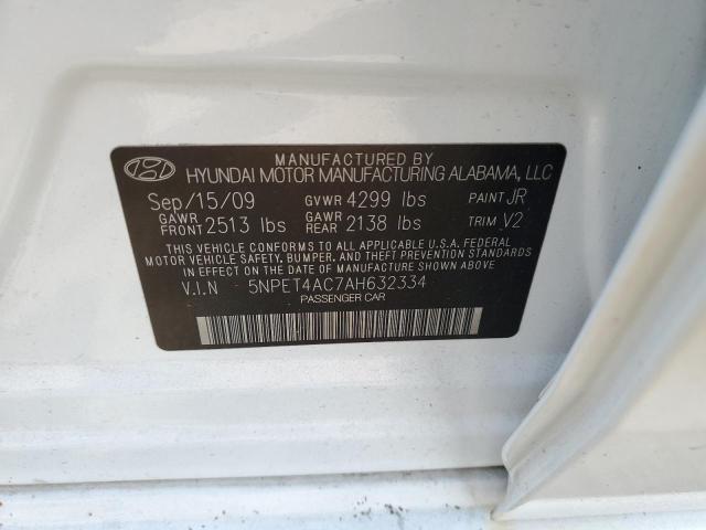 2010 HYUNDAI SONATA GLS #3290370766
