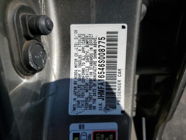 2006 HONDA CIVIC LX #3302144119