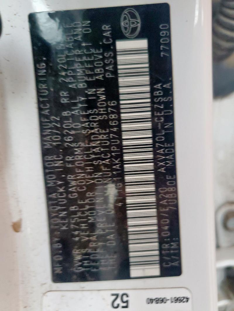 2023 TOYOTA CAMRY SE N #3292500672