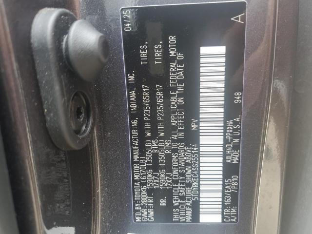 2025 TOYOTA SIENNA XLE 5TDYRKEC4SS255144