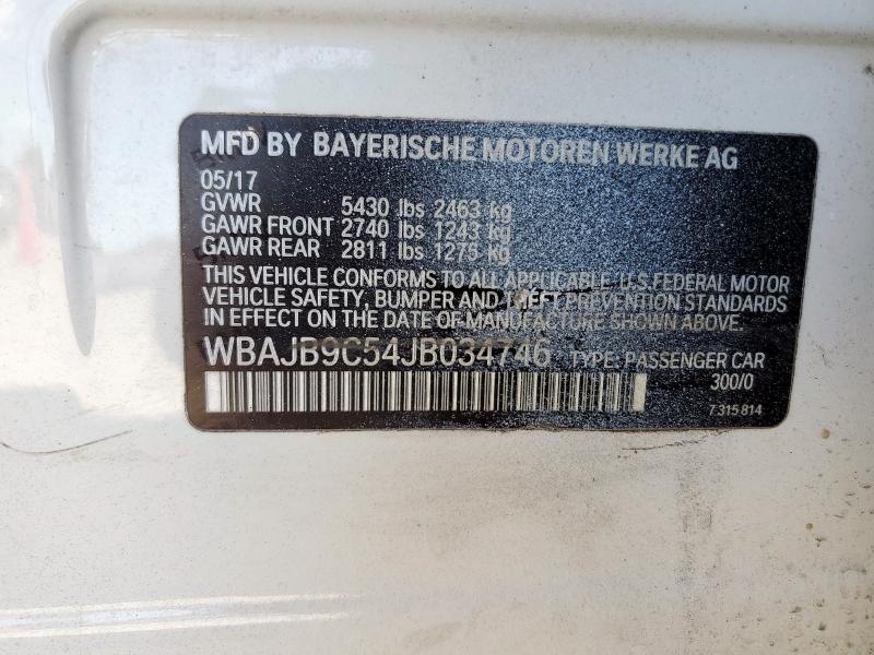 2018 BMW M550XI WBAJB9C54JB034746