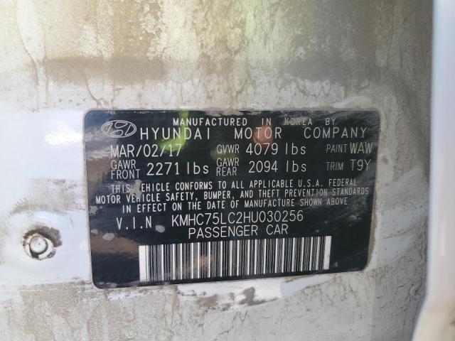 2017 HYUNDAI IONIQ SEL - KMHC75LC2HU030256