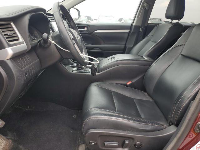 2016 TOYOTA HIGHLANDER XLE 5TDJKRFH0GS316781