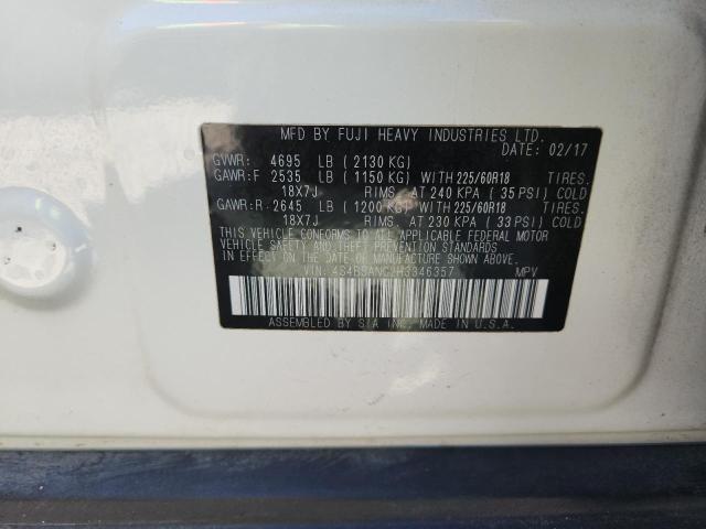 2017 SUBARU OUTBACK 2. - 4S4BSANC2H3346357