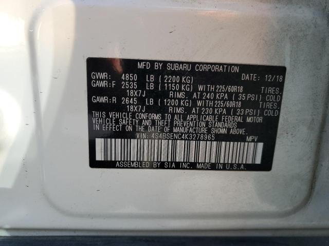 2019 SUBARU OUTBACK 3.6R LIMITED 4S4BSENC4K3278965