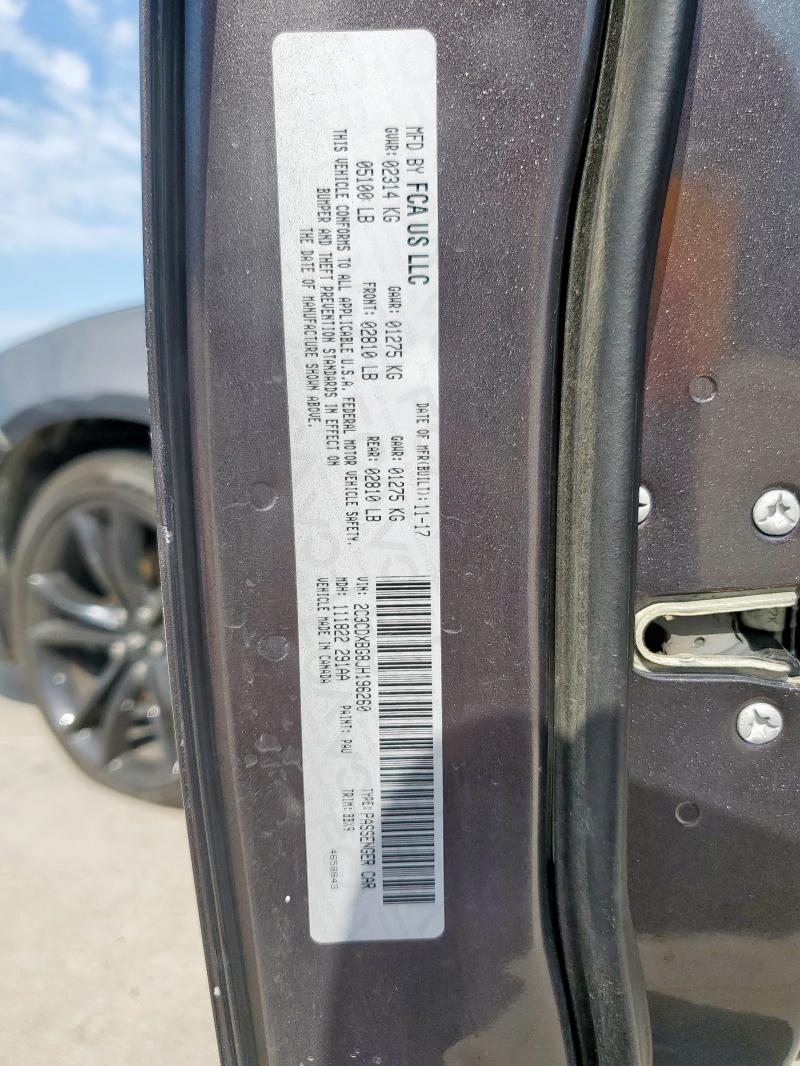 2018 DODGE CHARGER SXT - 2C3CDXBG8JH196260