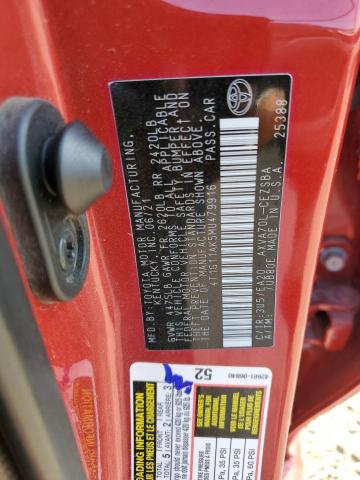 2021 TOYOTA CAMRY SE 4T1G11AK5MU479916