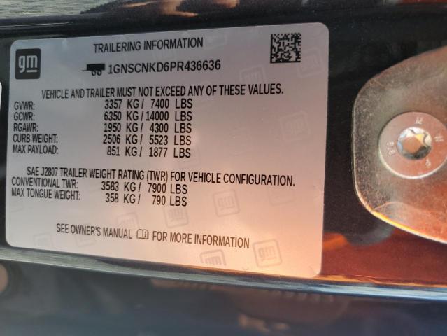 2023 CHEVROLET TAHOE C150 1GNSCNKD6PR436636