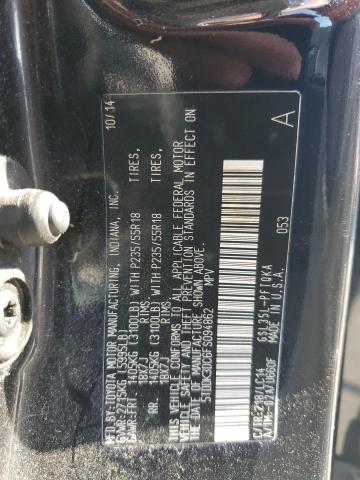 2015 TOYOTA SIENNA XLE 5TDDK3DC6FS094862