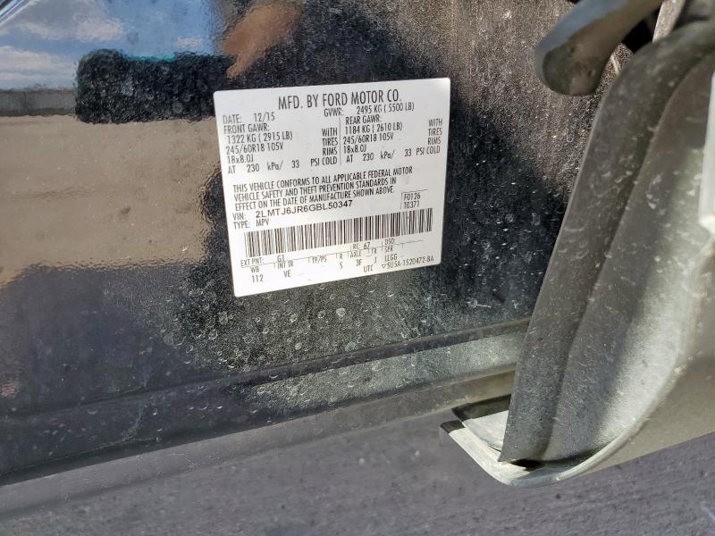 2016 LINCOLN MKX PREMIE - 2LMTJ6JR6GBL50347