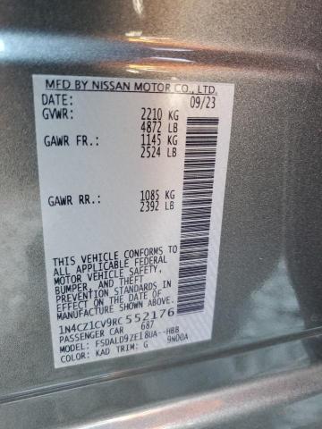 2024 NISSAN LEAF SV PL 1N4CZ1CV9RC552176