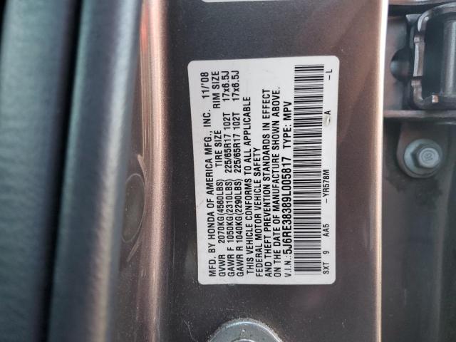 2009 HONDA CR-V LX #3263713691