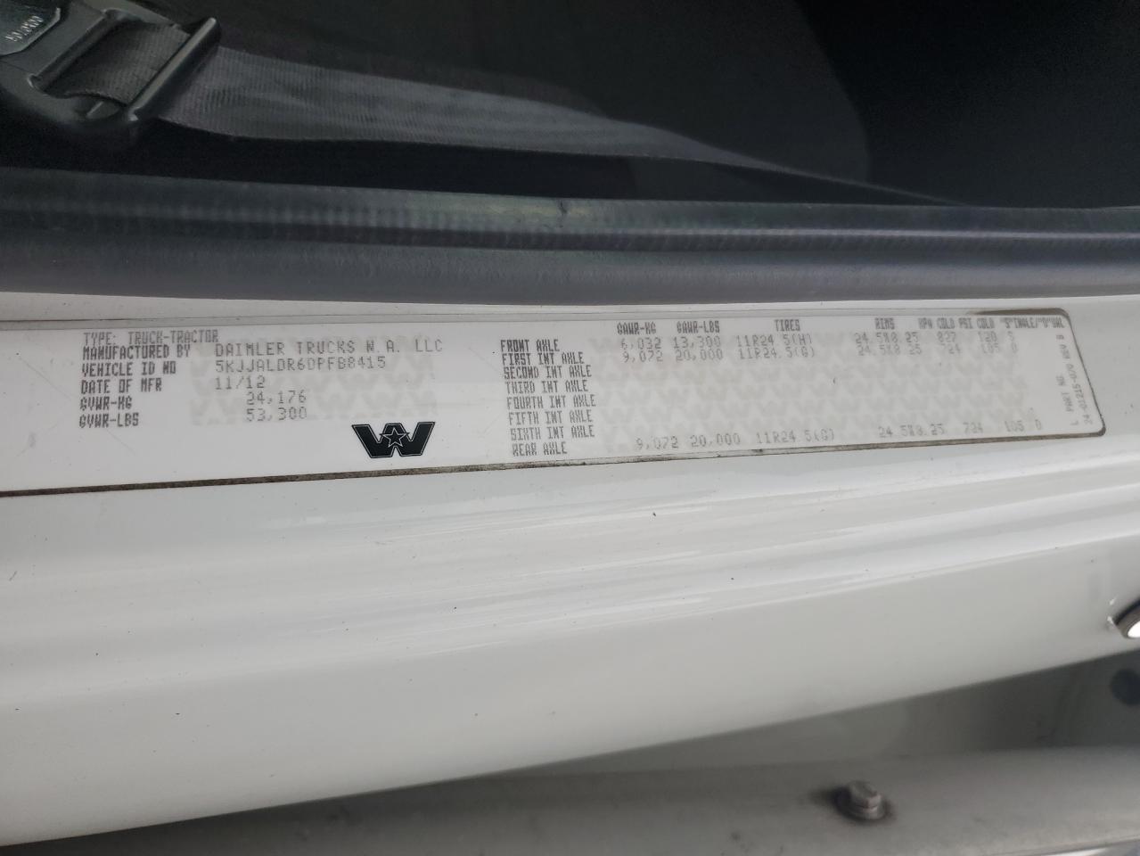 Lot #3246122094 2013 WESTERN STAR/AUTO CAR CONVENTION