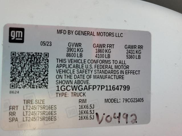 2023 CHEVROLET EXPRESS G2 #3292424566