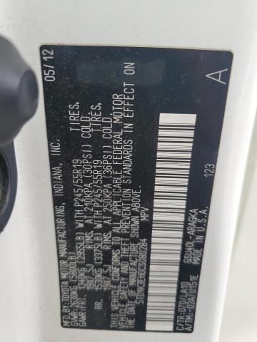 2012 TOYOTA HIGHLANDER #3283867418