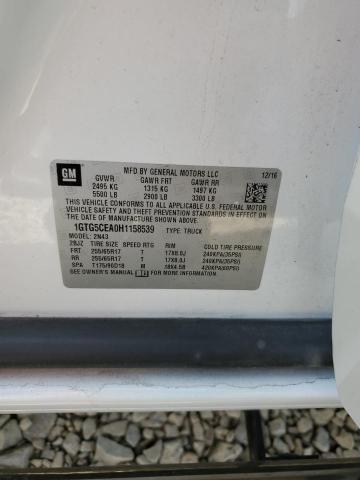 2017 GMC CANYON SLE 1GTG5CEA0H1158539