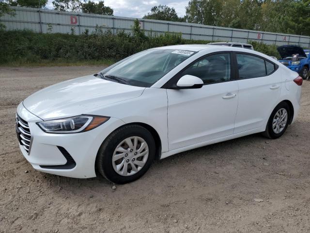HYUNDAI ELANTRA SE 2018 white  gas 5NPD74LF4JH342317 photo #1