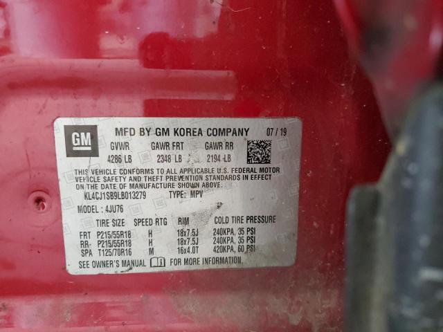 2020 BUICK ENCORE SPO KL4CJ1SB9LB013279
