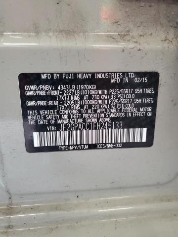 2015 SUBARU XV CROSSTR JF2GPACC1FH245133