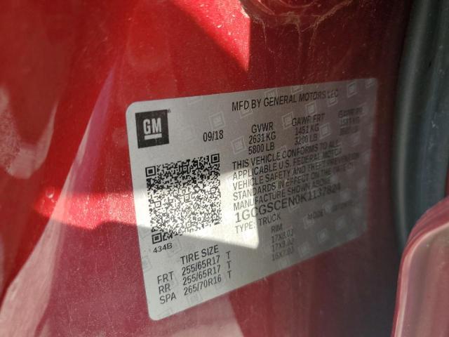 2019 CHEVROLET COLORADO LT #3248553541